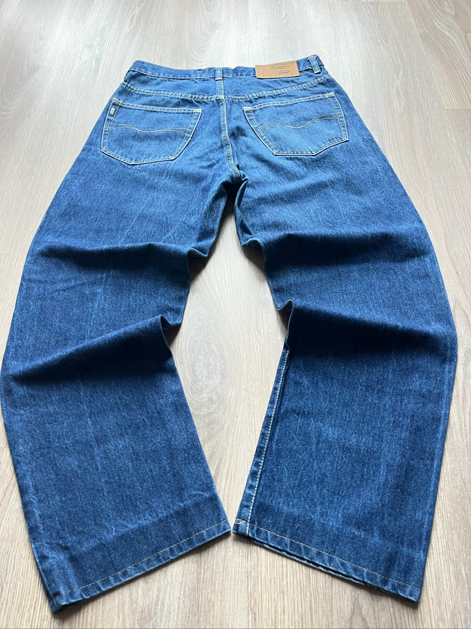 Pepe Jeans Denim Blue Vintage Y2K Archive Straight Regular Baggy Streetwear